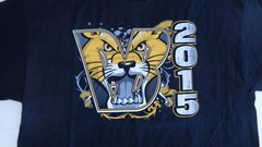 BIG CAT TIGER Logo Graphic T Shirt 2015 ‘Can’t Touch Th15!’ Size XL VG Condition