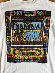 Rare Vintage 1994 Clive Craft Africa T-Shirt Small | Namibia Elephant Design