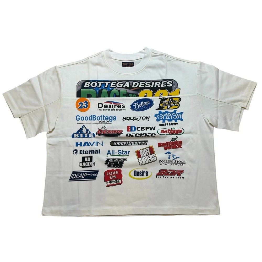 BRAND NEW ALL SIZES – Bottega Desires Race Tee