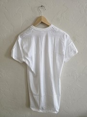 New NWOT Vintage 50s Penny’s White Blank Soft T-shirt Size 46 100% Combed Cotton