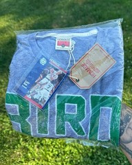 NWT SEALED HOMAGE Larry Bird Caricature Tee Mens XL Boston Celtics Shirt Gray