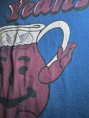 Vintage Kool-Aid Man Oh Yeah T-Shirt Y2K Blue Yazbek Graphic Tee Size LARGE