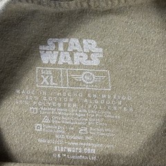 Star Wars Boba Fett Villain Graphic Distressed T-shirt Olive Green Men’s Size XL
