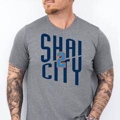 Shai City 2, Oklahoma City Basketball themed Soft Ring Spun Cotton T-Shirt