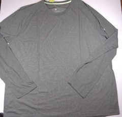 ALL IN MOTION Men’s Olive Green Long Sleeve Running T-Shirt NEW 2XL XXL