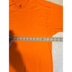Hanes Comfort Blend Safety Orange T-Shirt Men’s Large Cotton/ Poly 50/50 Hunting