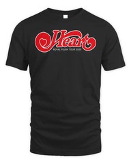 Heart Band 2025 Tour Merch Royal Flush Shirt