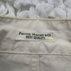 PHIGVEL C/L Stand Collar Jacket 22SS – Size 4 (XL) Natural Color