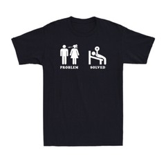 Problem Solved The Way Men Gym Training Weights Funny Gift Men’s T-Shirt