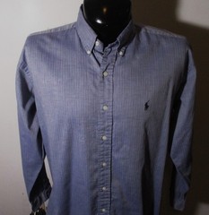 RALPH LAUREN Blue Long Sleeve “Blake” Shirt Men’s Size L