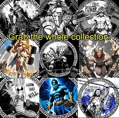 Iron Gods Orphic Zeus Gym T-Shirt, Gym Outfit, Greek God Clothing, Workout Shirt