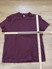 Men’s ASOS Design Burgundy Tee Sz L T-Shirt Short Sleeve Crewneck Pullover