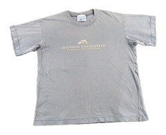 VINTAGE Dolphin Encounter Shirt Mens Medium Kaikoura New Zealand NZ Adult A47