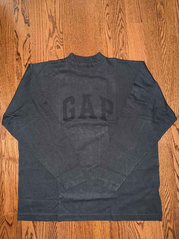 Yeezy Gap Balenciaga Dove Longsleeve Tee Size X-Large Color Black Kanye West✅