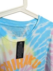 Naruto Shippuden Shirt Adult XL Tie Dye Short Sleeve ICHIRAKU Ramen NEW 2007