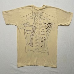 VTG 80s Anatomy Muscle Chart Medical Short Sleeve T-Shirt Men’s M Yellow