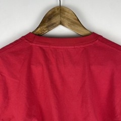 VTG Nike Shirt Mens Large Red Center Swoosh Logo Basketball Skate Cotton Retro