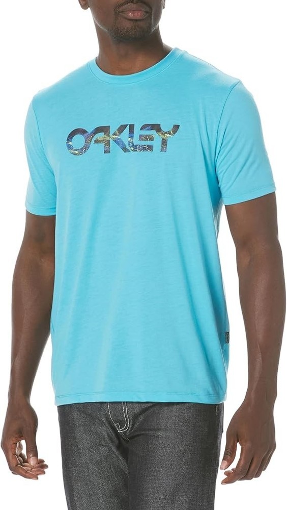 Oakley Mens Sun B1B Tee Short Sleeves Casual T-Shirt Bright Blue Large New