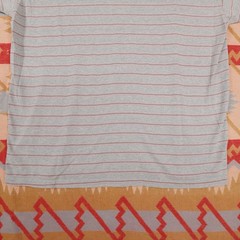 Vintage Otto Men’s XL Gray Single Stitch 90s Grunge Skate T-Shirt Blank Stripe