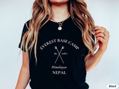 Everest Base Camp Shirt Travel Gift for Nepal Trip Lovers Souvenir Tee
