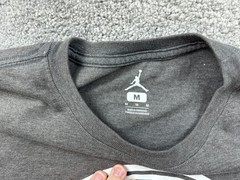 Jordan Shirt Mens Medium Gray Jumpman Logo Graphic Tee Basketball 581418-07F