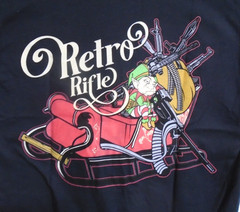 NEW Retro Rifle Christmas Airdrop Men’s T-Shirt | Crew Neck T-Shirt | XS – 3XL