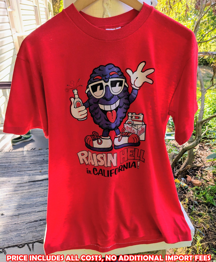 California Raisins Style Raisin Hell T-shirt S to 5XL LL341