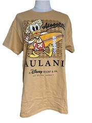 Hawaii Aulani Disney Resort Spa Aloha Donald Duck Medium T-shirt Short Sleeve