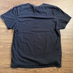 Mens Black Fox Racing Vintage Y2k Graphic T Shirt Short Slv L Motocross Grunge