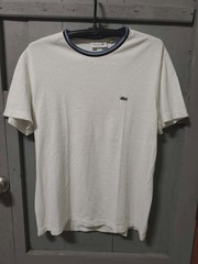 Lacoste Mens White Tee