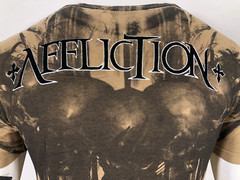 AFFLICTION Men’s T-Shirt DARK NIGHT Biker Skulls Tattoo MMA S-5XL