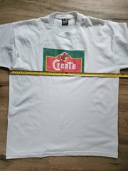80’s 90’s Creamette Brand Create Logo Front Back Tshirt Best White USA XL