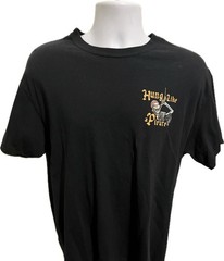 HUNG LIKE A PIRATE T-SHIRT MEN’S XL Skeleton Joe Blow Rum St Thomas Virgin Isle