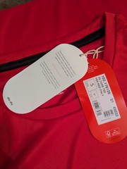 Diadora New Red T-Shirt Small Italian Soccer Casual Men’s Tee