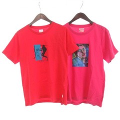 R. Newbold 2pc Set T-shirt & Shorts Print M Red Pink Sportswear