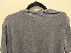 Vince Mens M 100% Pima Cotton Crewneck T-Shirt Heather Charcoal Gray Tee SS
