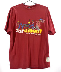 VTG Platinum FUBU Fat Albert Junkyard Gang Graphic Tee Y2K Streetwear Retro