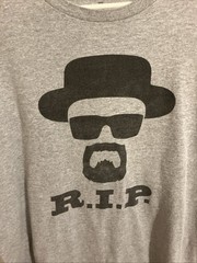 Breaking Bad R.I.P. Walt Heisenberg Shirt Mens Large From A&E TV Series