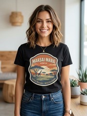 Maasai Mara Kenya Safari Graphic T-Shirt Unisex Travel Tee