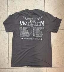 Morgan Wallen Tour 2023 T-Shirt Medium Unisex Gray One Night At A Time NWOT