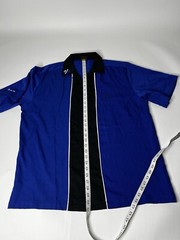 Rare Boeing Starliner Mars Project Blue Black Retro Bowling S/S Shirt Mens L EUC