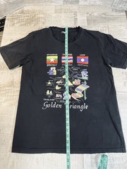 Vintage Thailand Golden Triangle Mens Large Souvenir Tee Myanmar Laos Distressed