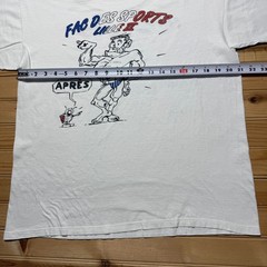 Vintage 90s Fac Des Sports Lille II Bodybuilder Gym Funny Graphic T-Shirt – XL