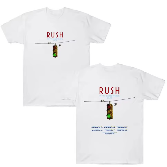 New Rock Rush Band T Shirts FIFTY SOMETHING Tour 2026 New Summer for T-shirts