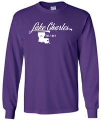 Lake Charles Louisiana T-Shirt Long Sleeve Graphic tee