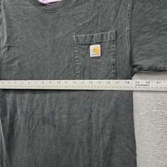 Carhartt Men Shirt SMALL Black K87 Loose Fit Pocket T-Shirt Logo Pockets