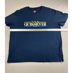 Quicksilver Men’s Graphic T-Shirt Navy Blue Size XXL Estd 1969 Surf Skate