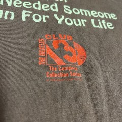 Beatles Shirt Adult Large Brown Vintage 90s 1997 Rubber Soul Band Tee