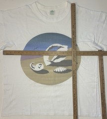 Vintage Beach Sea Shells Graphic Single Stitch T Shirt Sz L Cairns Australia
