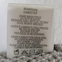 RVCA Unisex Knit Beanie Heather Gray One Size Slouchy Warm Comfort Casual